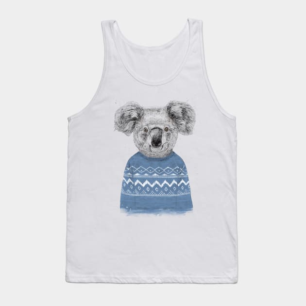 Winter koala Tank Top by soltib